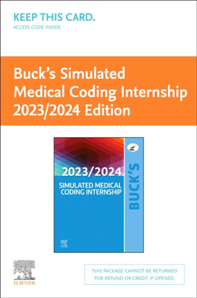 Bucks Simulated Medical Coding Internship 20232024 Edition Access Card