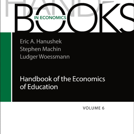 Handbook of the Economics of Education