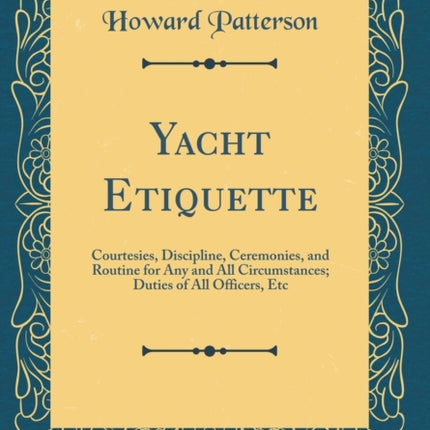Yacht Etiquette