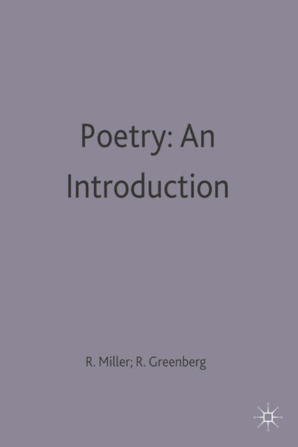 Poetry An Introduction