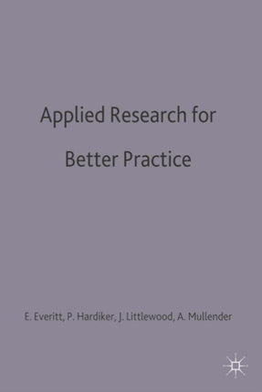 Applied Research for Better Practice Practical