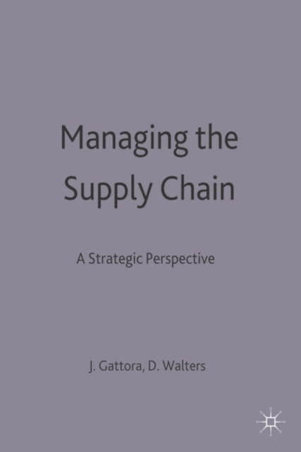 Managing the Supply Chain A Strategic Perspective