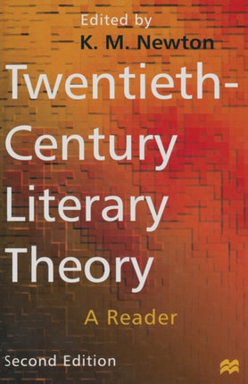 TwentiethCentury Literary Theory A Reader
