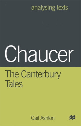 Chaucer The Canterbury Tales Analysing Texts