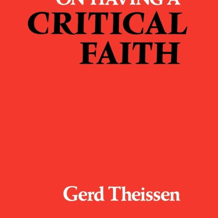 On Having a Critical Faith