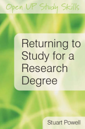 Returning to Study for a Research Degree