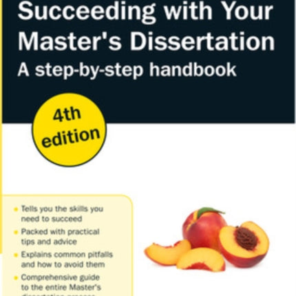 Succeeding with Your Masters Dissertation Stepbystep Handbook 4th Edition Stepbystep Handbook 4th Edition Stepbystep Handbook UK Higher  Humanities  Social Sciences Study Skills