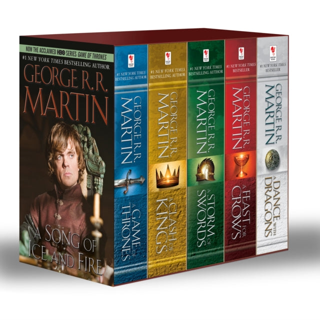 George R. R. Martin's A Game of Thrones 5-Book Boxed Set (Song of Ice and Fire Series): A Game of Thrones, A Clash of Kings, A Storm of Swords, A Feast for Crows, and A Dance with Dragons