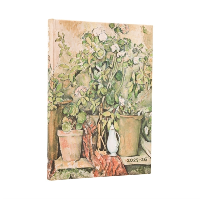 2026 Cezannes Terracotta Pots and Flowers Midi
