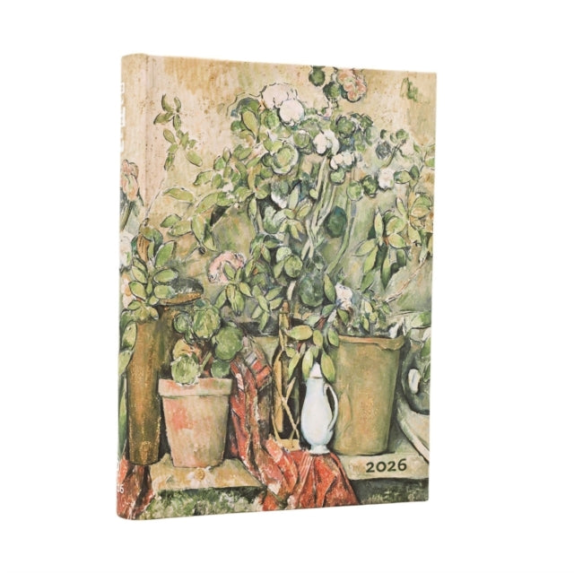 2026 Cezannes Terracotta Pots and Flowers Midi