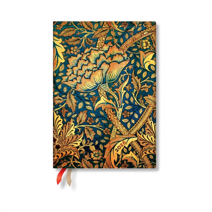 Paperblanks 2026 Morris Windrush William Morris 12Month Planner Flexis MIDI Horizontal Elastic Band 176 Pg 100 GSM
