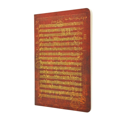 Paperblanks Mozart the Hunt Embellished Manuscripts Collection Cahier A5 Musical Staves No Closure 80 Pg 100 GSM