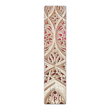 Vault of the Milan Cathedral Burgundy Bookmark Duomo Di Milano Collection by Paperblanks Duomo Di Milano