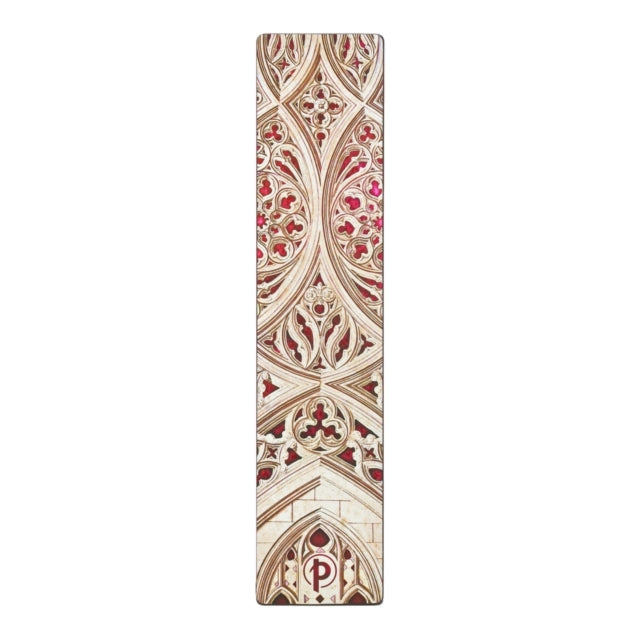 Vault of the Milan Cathedral Burgundy Bookmark Duomo Di Milano Collection by Paperblanks Duomo Di Milano