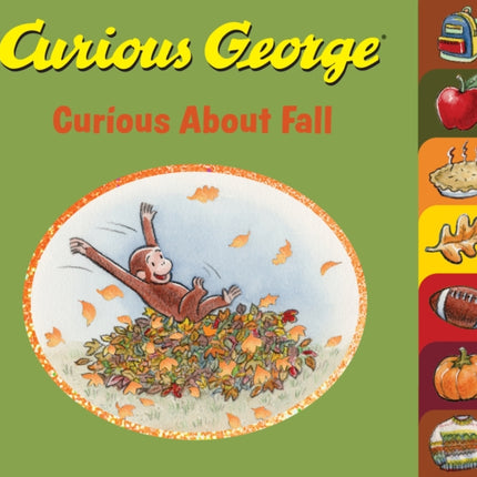 Curious George Curious about Fall (Tabbed Board Book)