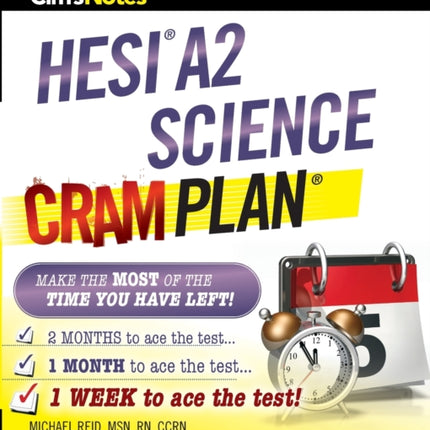 Cliffsnotes Hesi A2 Science Cram Plan