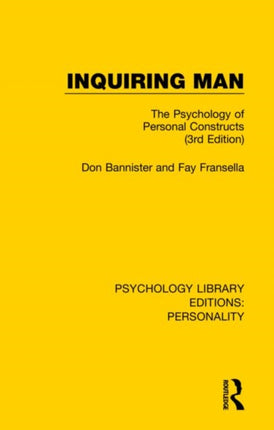 Psychology Library Editions Personality