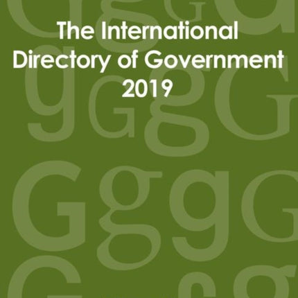 The International Directory of Government 2019