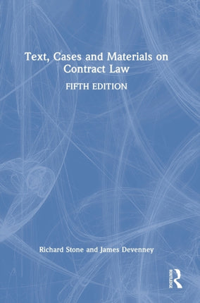 Text Cases and Materials on Contract Law