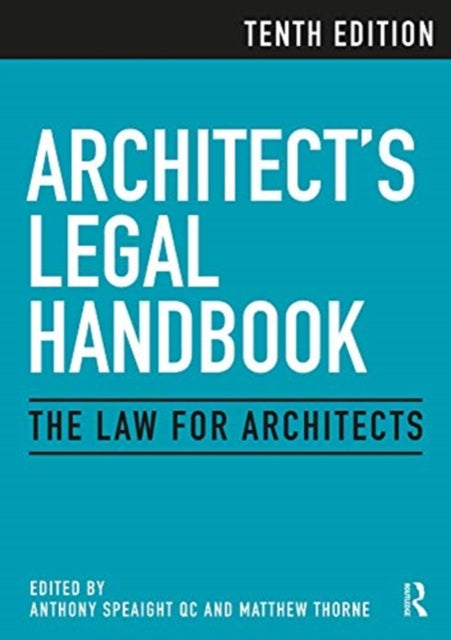 Architects Legal Handbook The Law for Architects
