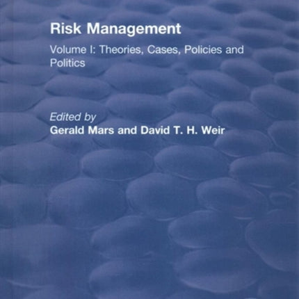 Risk Management 2 Volume Set