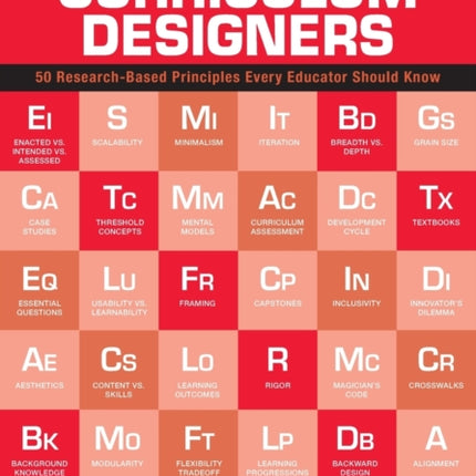 The Elements of Education for Curriculum Designers