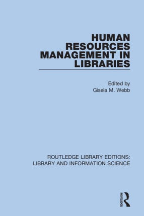 Human Resources Management in Libraries 42