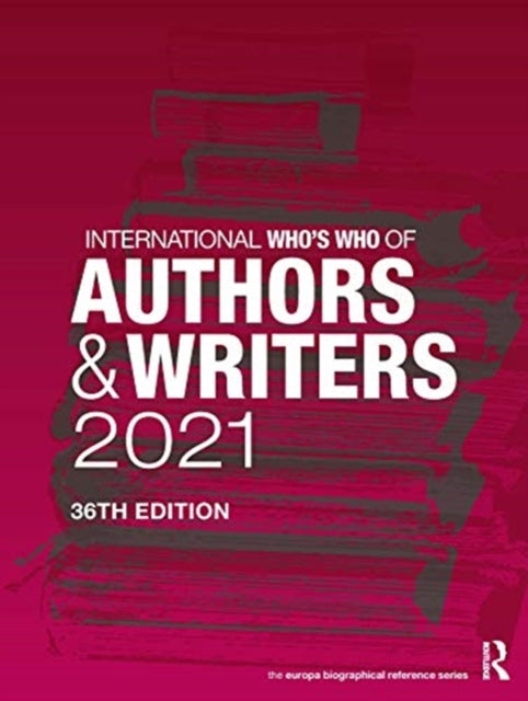 International Whos Who of Authors and Writers 2021
