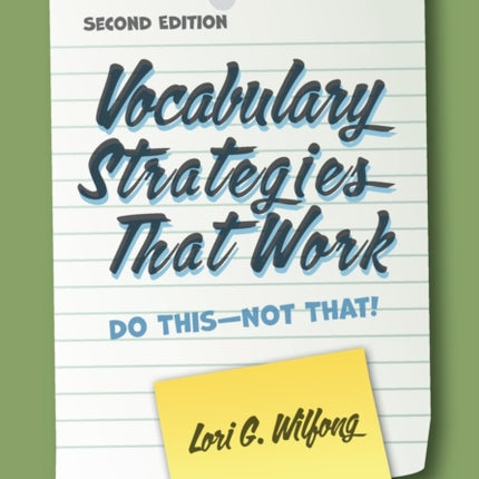 Vocabulary Strategies That Work Do ThisNot That