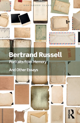 Portraits from Memory And Other Essays Routledge