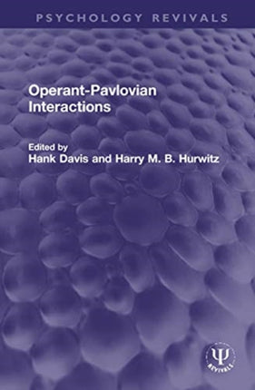 OperantPavlovian Interactions