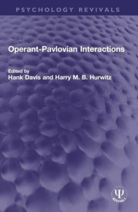 OperantPavlovian Interactions