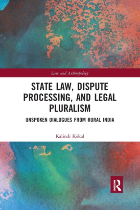 State Law Dispute Processing And Legal Pluralism