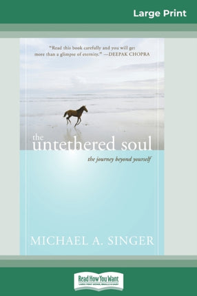 The Untethered Soul The Journey Beyond Yourself 16pt Large Print Edition