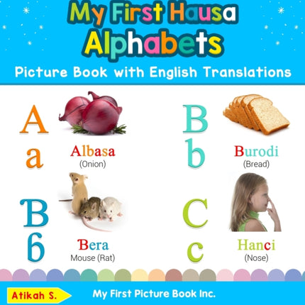 My First Hausa Alphabets Picture Book with