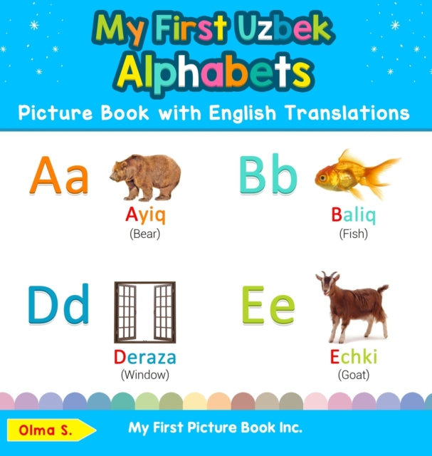 My First Uzbek Alphabets Picture Book with