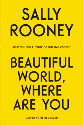 Beautiful World Where Are You