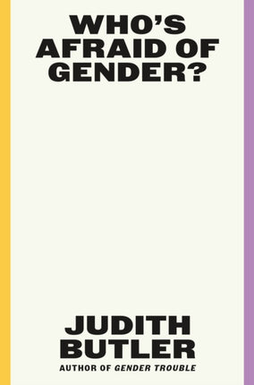 Whos Afraid of Gender