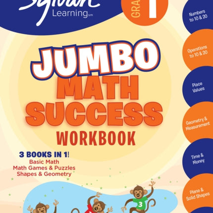 1st Grade Jumbo Math Success Workbook