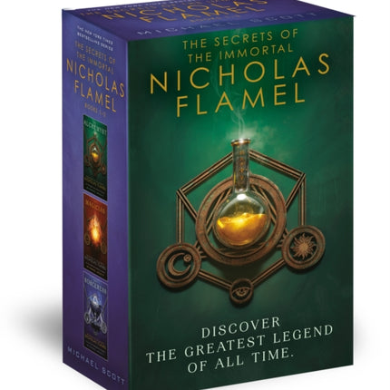 The Secrets of the Immortal Nicholas Flamel Boxed Set (3-Book)