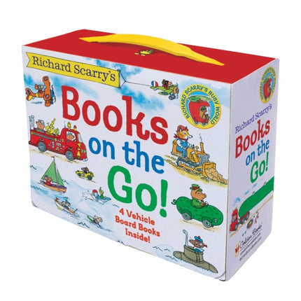 Richard Scarry's Books on the Go: 4 Board Books