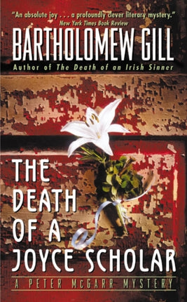The Death of a Joyce Scholar A Peter McGarr Mystery