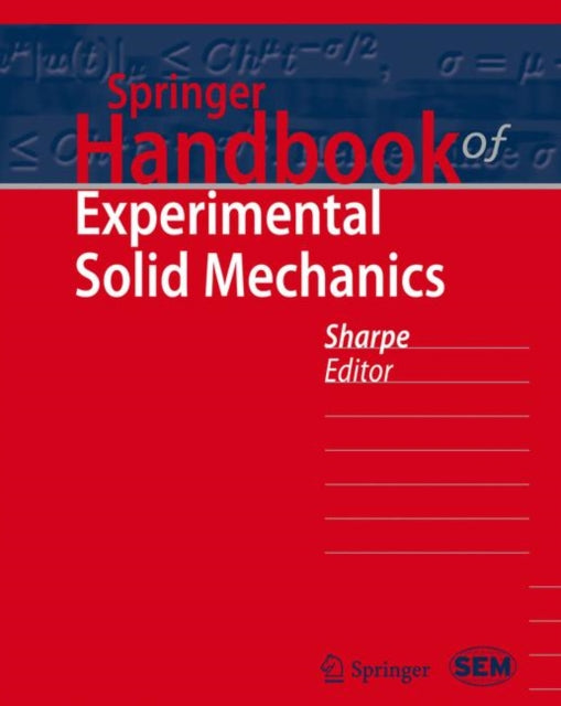 Springer Handbook of Experimental Solid Mechanics