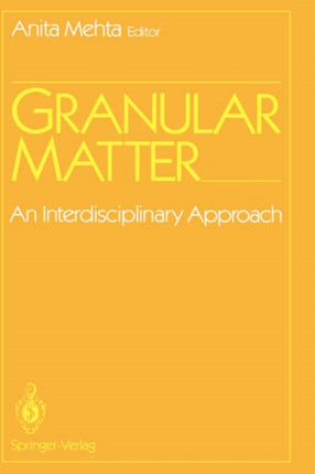 Granular Matter: An Interdisciplinary Approach