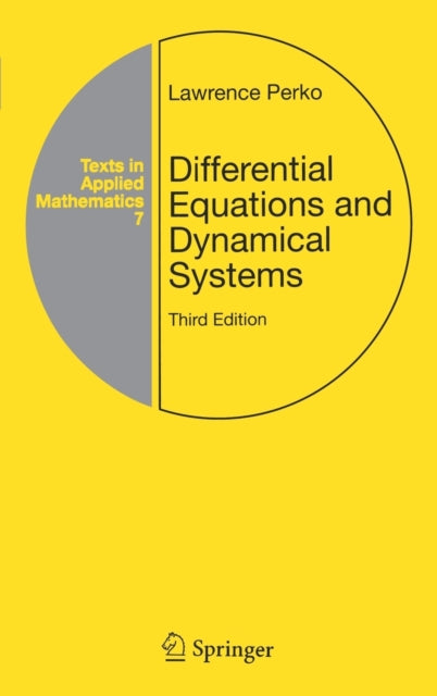 Differential Equations and Dynamical Systems