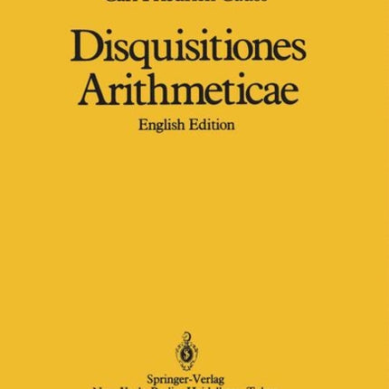 Disquisitiones Arithmeticae