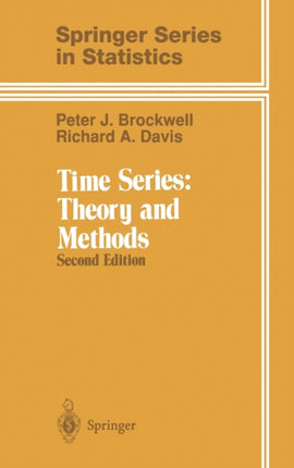 Time Series Theory and Methods Vol 2 Springer Series in Statistics