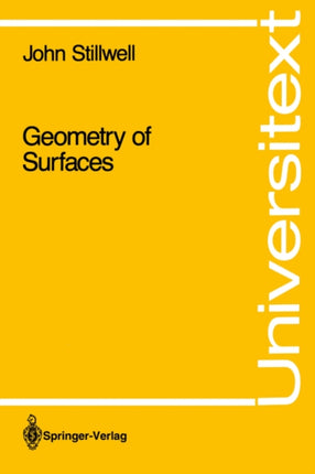 Geometry of Surfaces Universitext