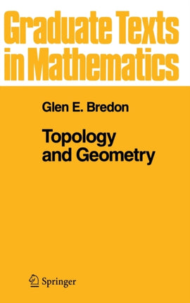 Topology and Geometry 139 Graduate Texts in
