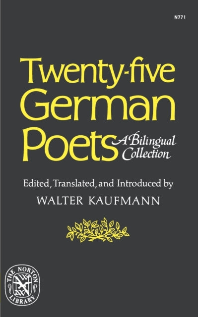 TwentyFive German Poets  A Bilingual Collection